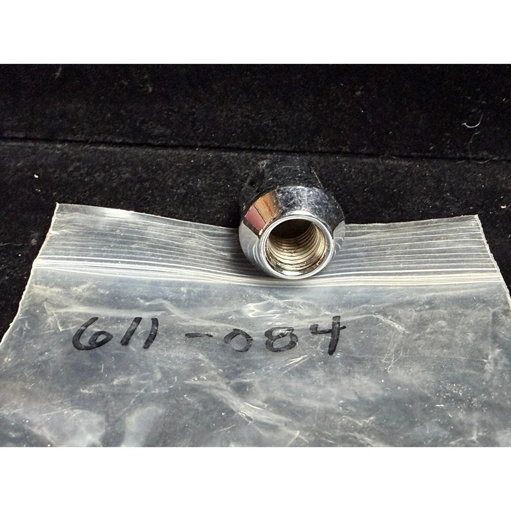 Dorman 611-084 Wheel Lug Nut M12-1.50 Chrome Hex Nut Acorn Bulb - Set of 5 Nuts
